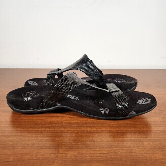 Orthaheel Molly Orthotic Slide Sandals Womens Size 11 EUR 42 Black - Picture 8 of 11